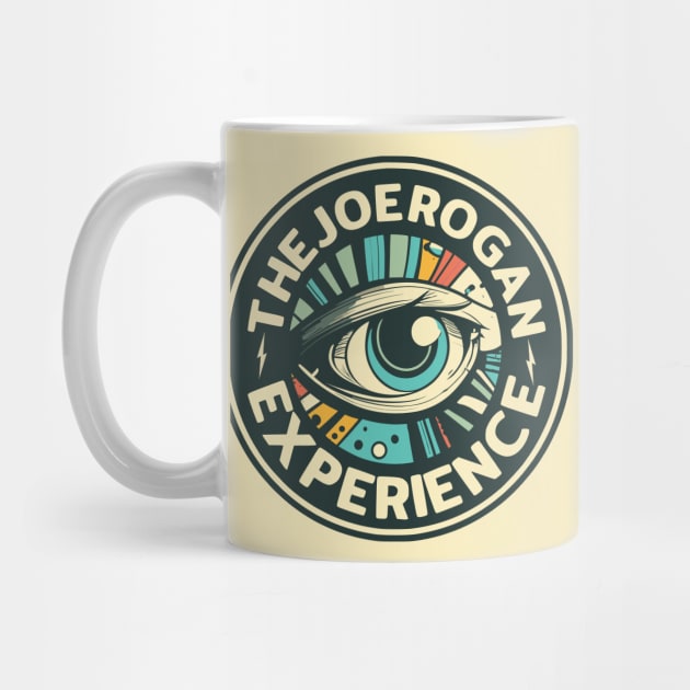 Trippy Eye Logo Art for The Joe Rogan Experience Podcast by TeeTrendz